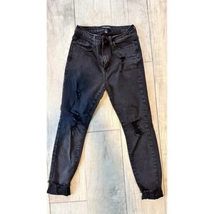 Judy Blue Skinny Jeans Women’s Size 7/28 | Mid-Rise Ankle Raw Hem